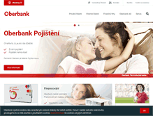 Tablet Screenshot of oberbank.cz