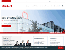 Tablet Screenshot of oberbank.com